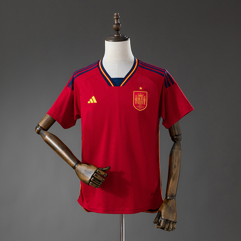 Spain 2022 Home Retro Jersey S-XXL (front)