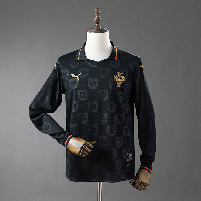 Portugal 2026 Special Edition - Black Panther Long-Sleeve Jersey S-4XL (front)