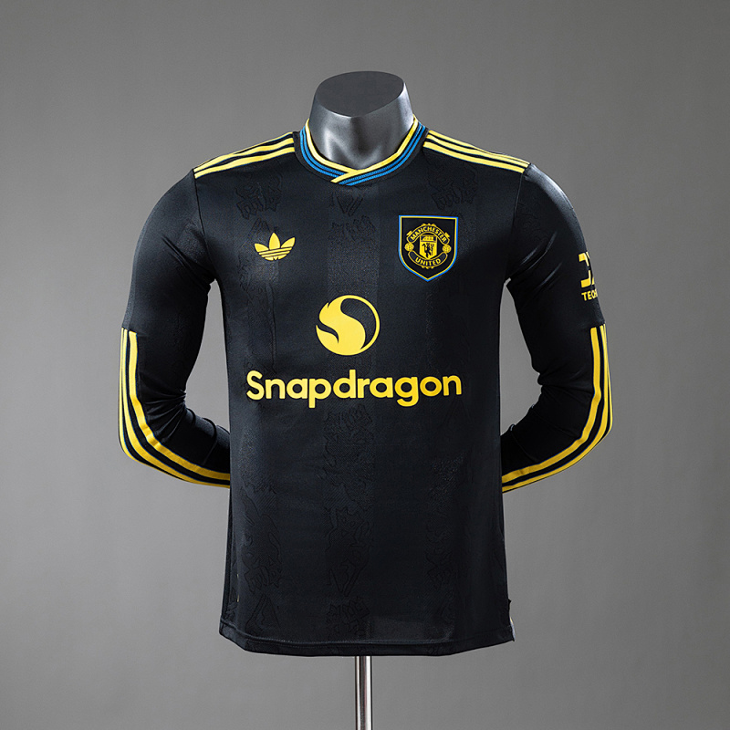 M-U 25/26 Third Away Player Version Long-sleeved Jersey S-XXL (front)