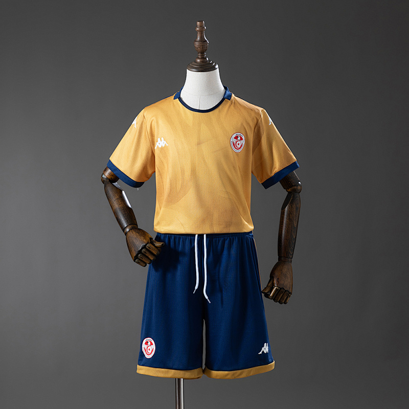 Tunisia 2026 Third Away Kids kit Jersey SIZE 16-28 (front)