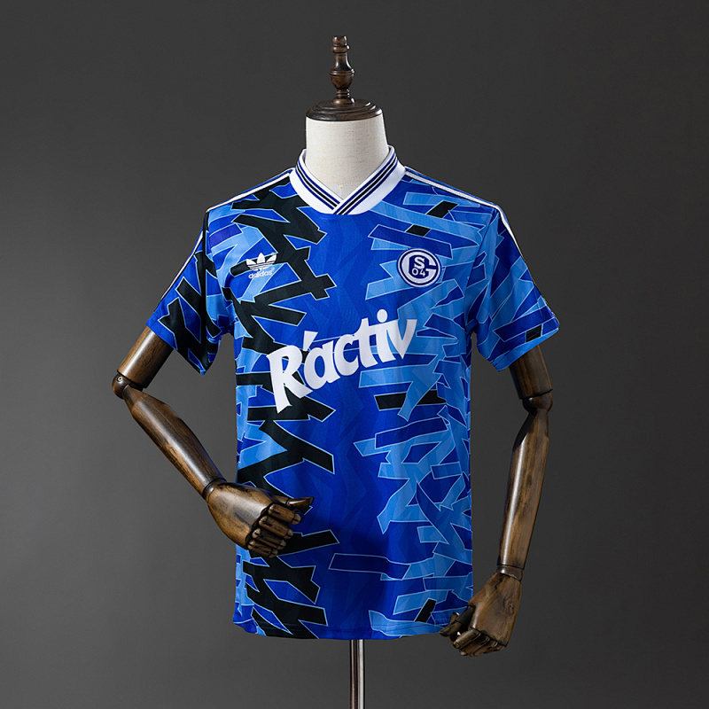 Schalke 04 92/93 Home Retro Jersey S-XXL (front)