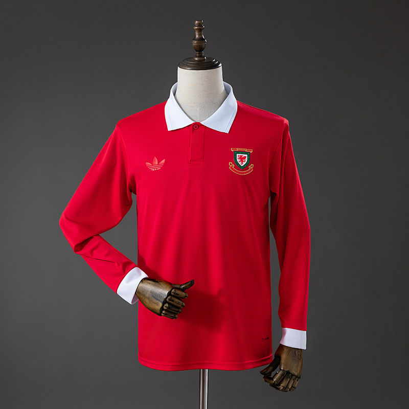 Wales 150th Anniversary Edition Long-Sleeve Jersey S-4XL (front)