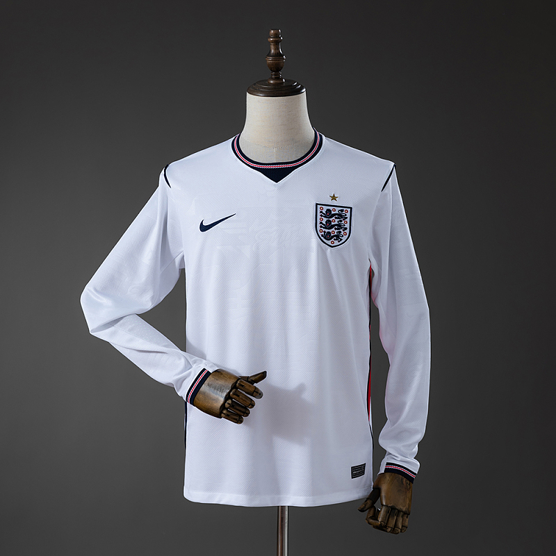 England 2026 Home Long Sleeve Jersey S-3XL (front)