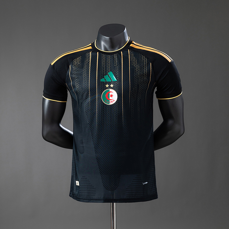 Algeria 2026 Player Version - Black Jersey S-XXL (front)