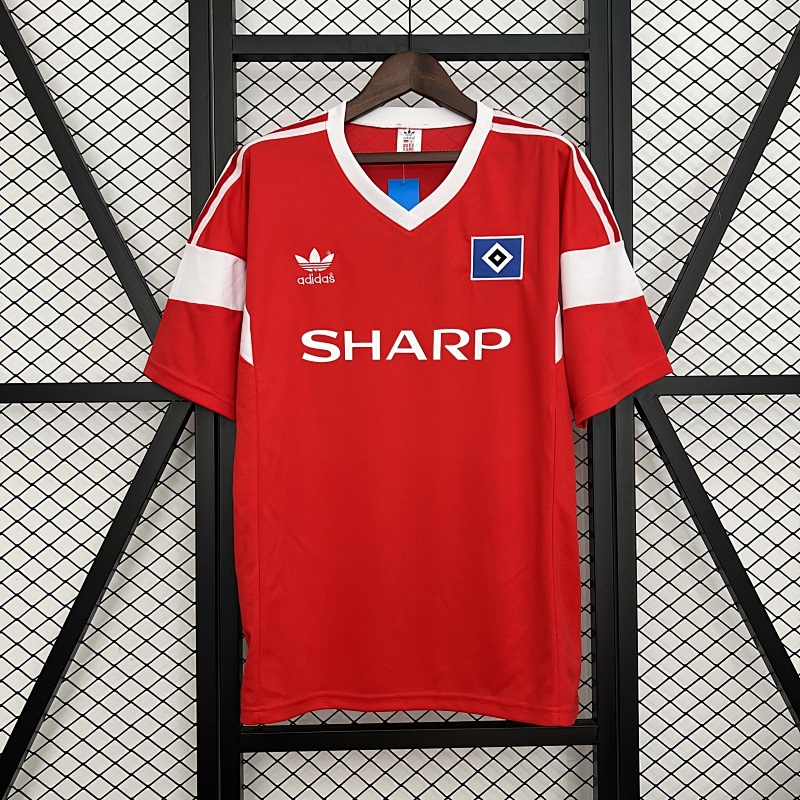 Retro Hamburg 1988 Red S-XXL (front)