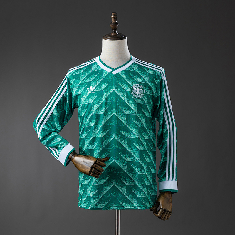 German 90/91 Away Long-Sleeve Retro Jersey S-XXL (front)