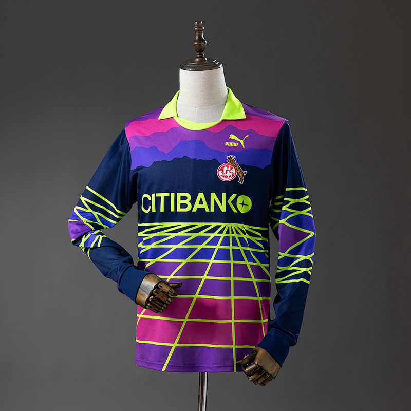 Köln 91/92 Goalkeeper Long Sleeves Retro Jersey S-XXL (front)