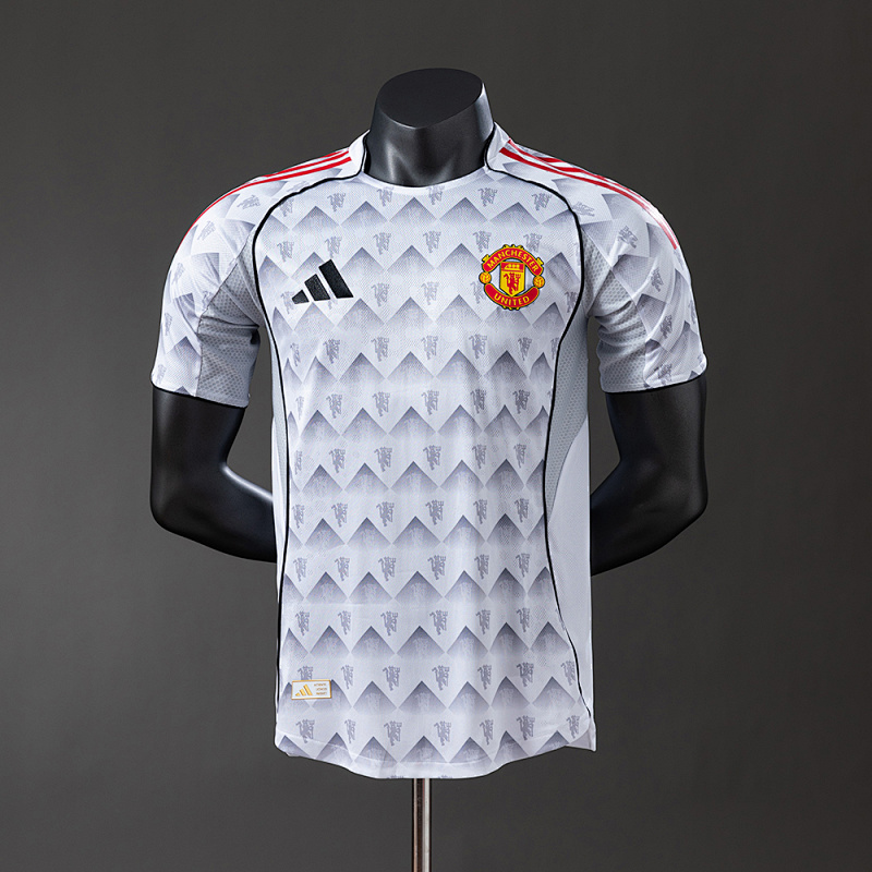 M-U 25/26 Special Edition Grey Player Version Jersey S-3XL (front)