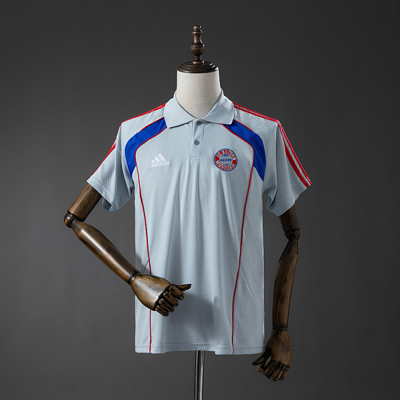 Bayern Munich 25/26 POLO - Grey S-XXL (front)