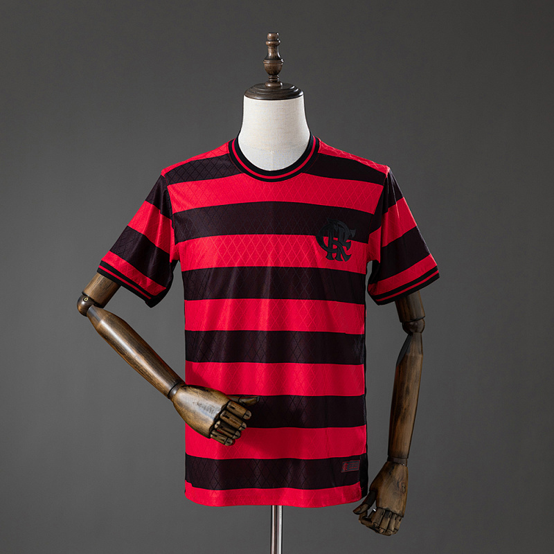 Flamengo 26/27 Special Edition Red-Black Striped Jersey S-4XL (front)
