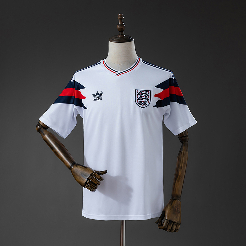 England 1990 Home Retro Jersey S-XXL (front)