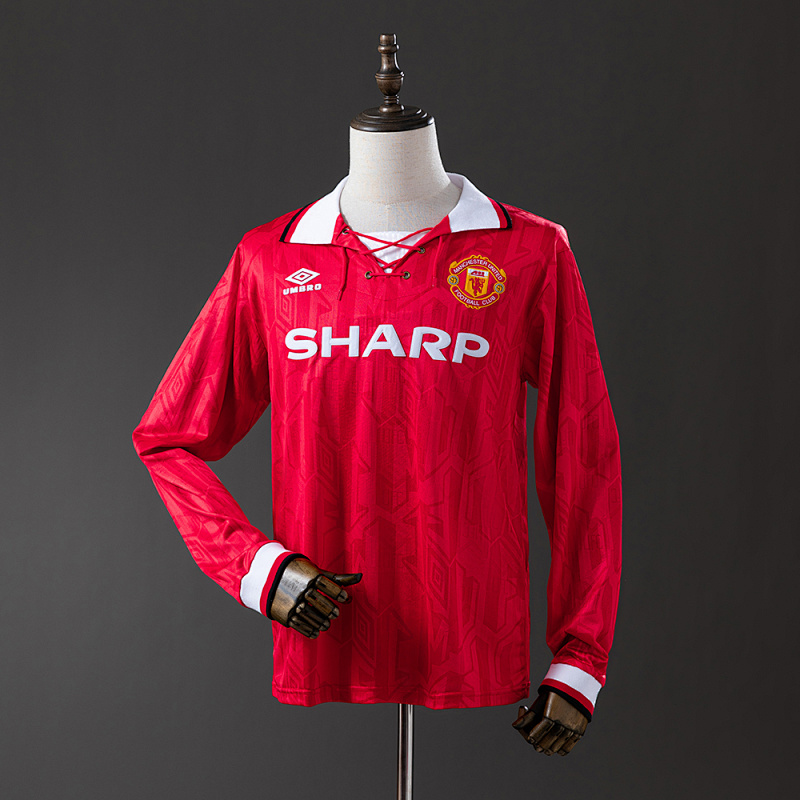 Retro Long Sleeve M-U 92/94 Home S-XXL (front)