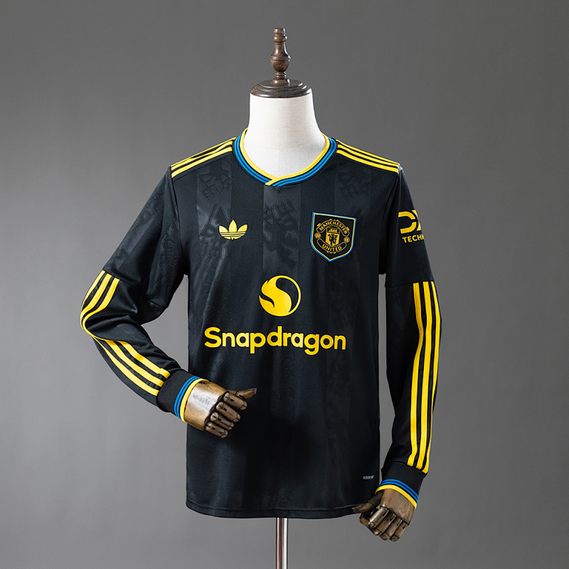 M-U 25/26 Third Away Long-Sleeve Jersey S-4XL (front)