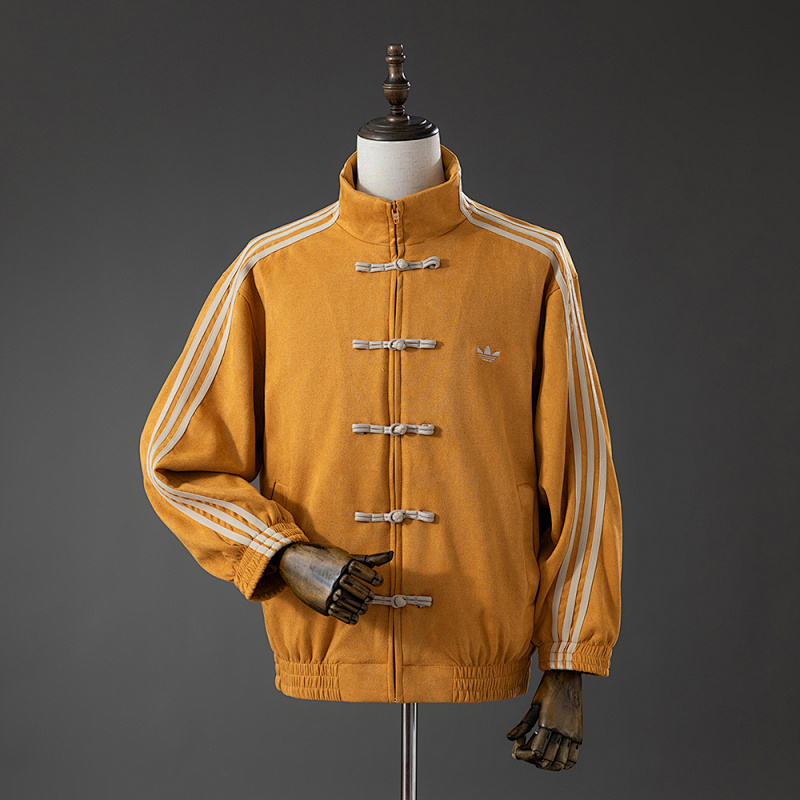(Chinese New Year) Tang-style jacket - Orange S-XL (front)