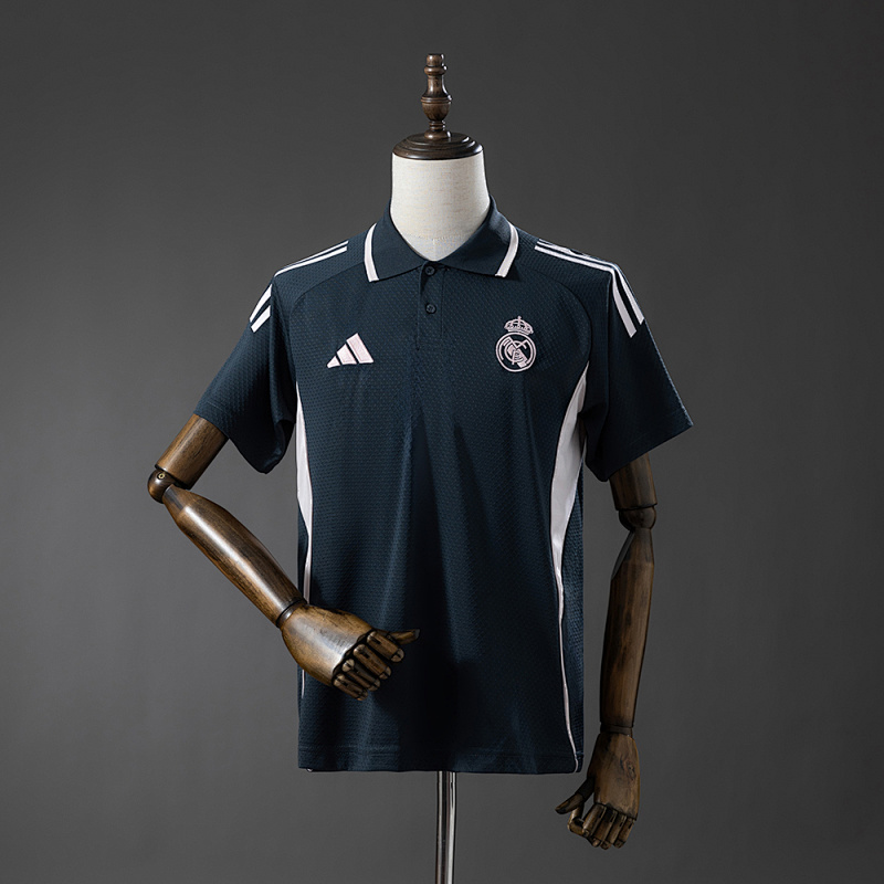 Real Madrid 25/26 POLO - Black & Pink S-XXL (front)