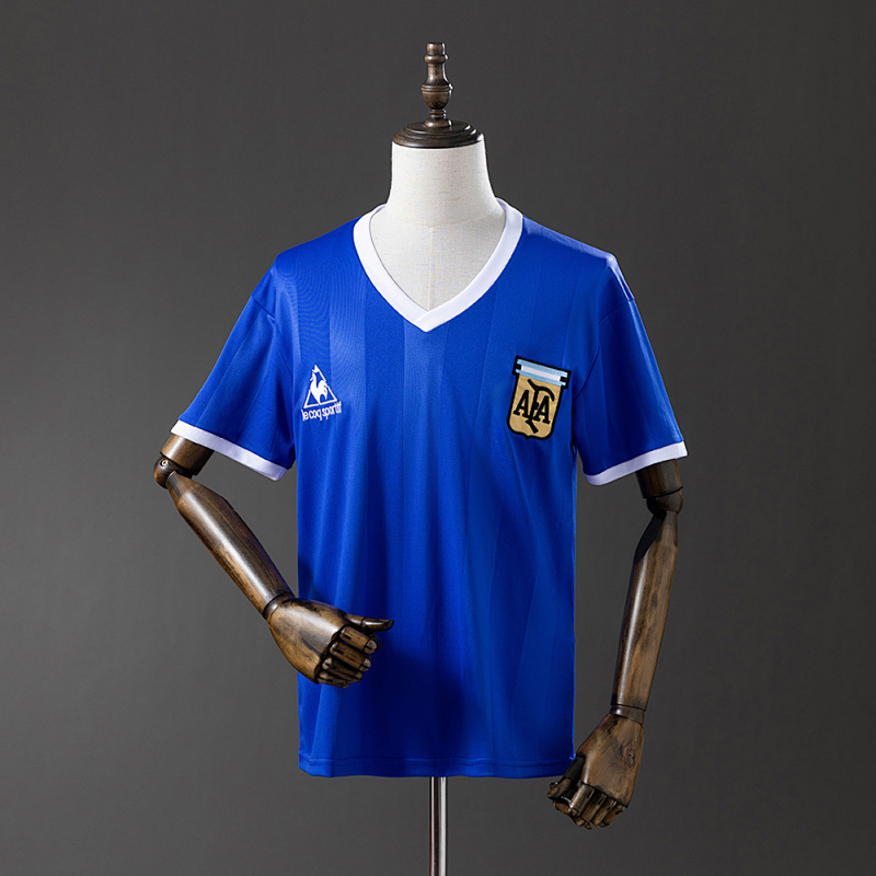 Retro Argentina 1986 away S-XXL (front)