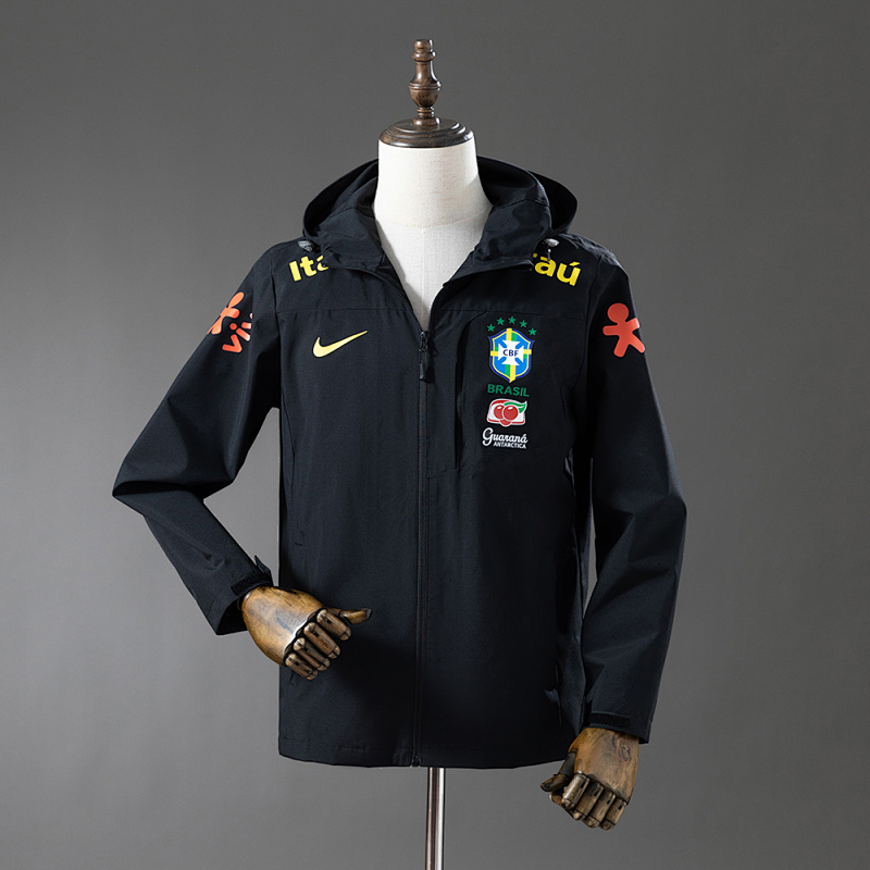 Brazil Windproof Jacket - Black S-XXL (front)