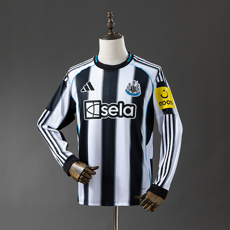 Newcastle United 25/26 Home Long Sleeve Jersey S-4XL (front)