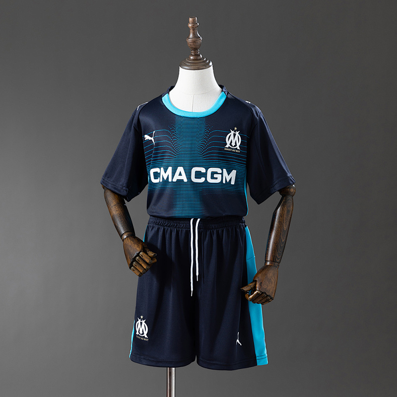 25/26 Kids Marseille away Size: 16-28 (front)
