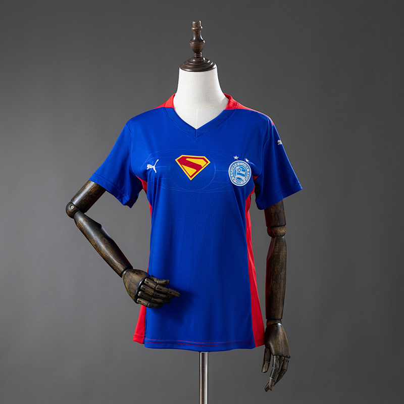 Bahia 25/26 Superman Edition - Blue & Red Women's Jersey S-XXL (front)