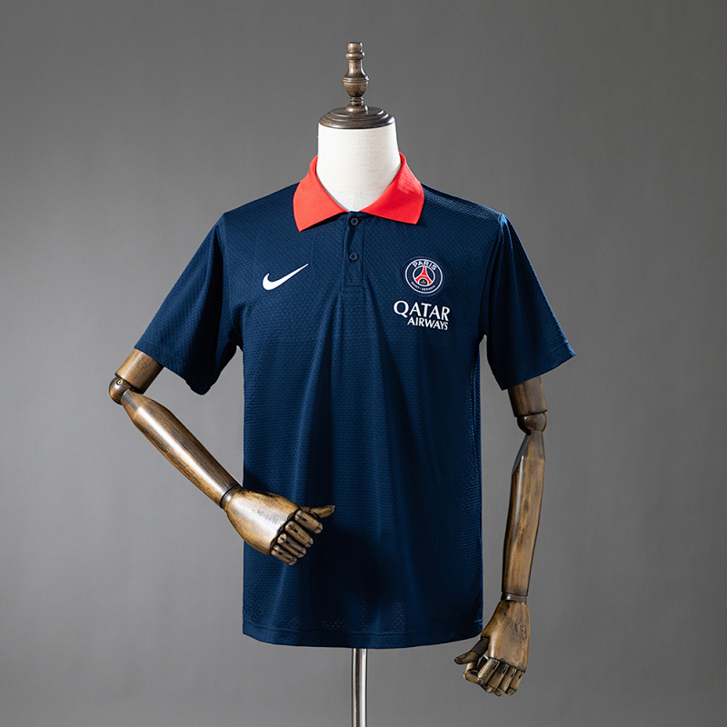 PSG 25/26 POLO - Cyan S-XXL (front)