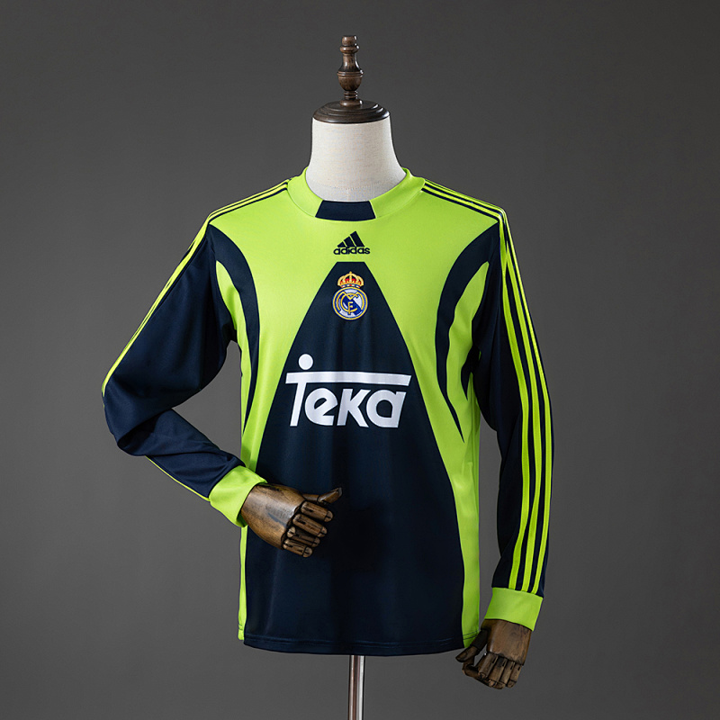 Real Madrid 99/00 Retro GK Long Sleeve Jersey S-XXL (front)