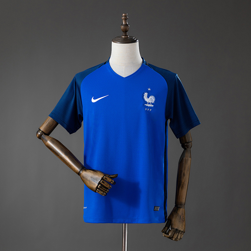 France 2016 Home Retro Jersey S-XXL (front)