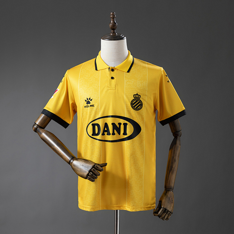 Espanyol 125th Anniversary Yellow Jersey Sizes S-4XL (front)