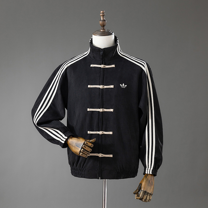 (Chinese New Year) Tang-style jacket - Black S-XL (front)