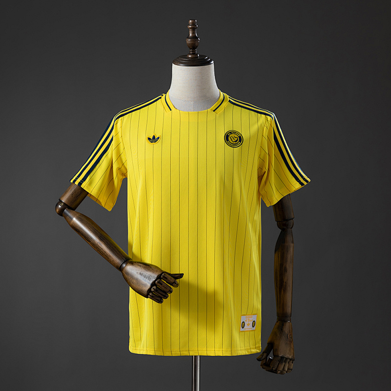 Al-Nassr Terrace Icons T-Shirt Yellow S-XXL (front)