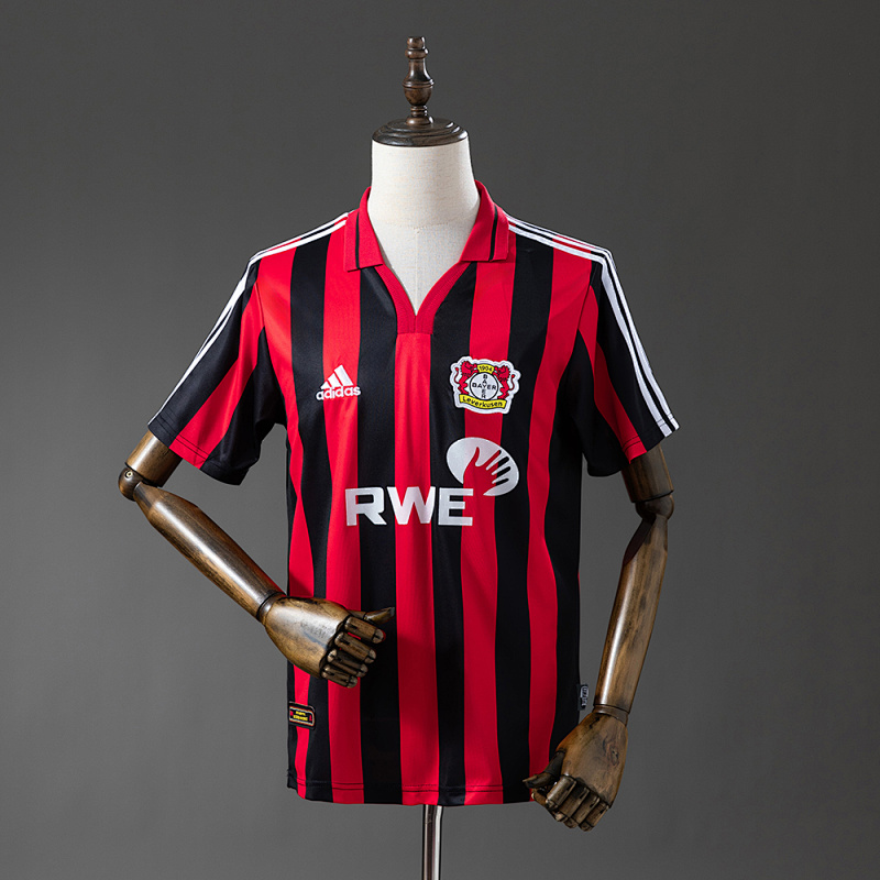 Leverkusen 01/02 Home Retro Jersey S-XXL (front)