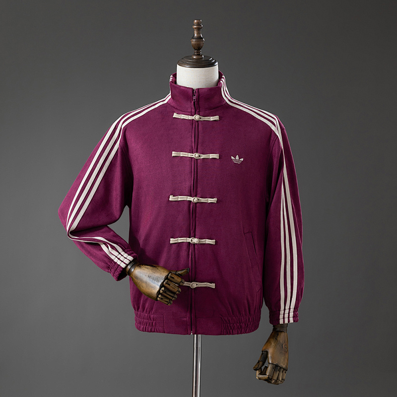 (Chinese New Year) Tang-style jacket - Purple S-XL (front)