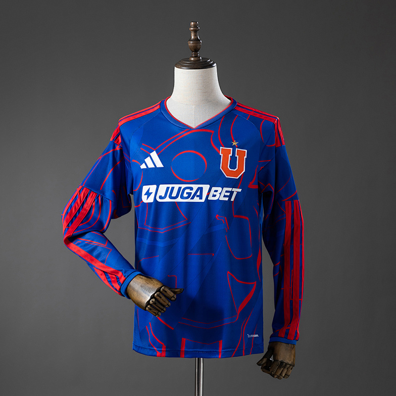 Universidad de Chile 26/27 Home Long-sleeved Jersey S-4XL (front)