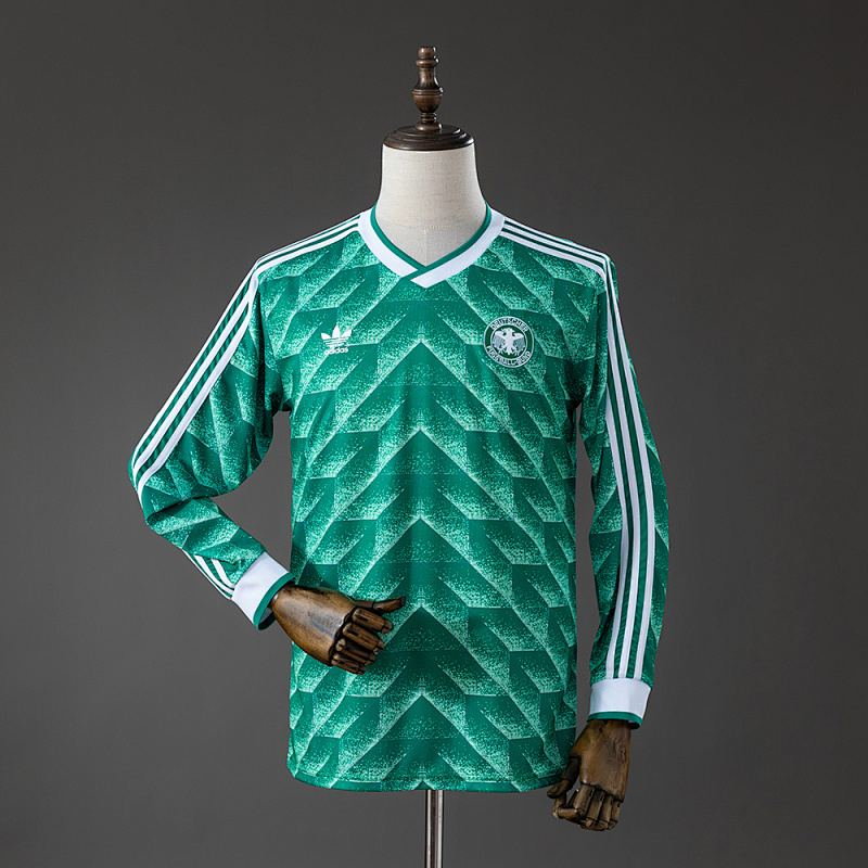 Germany 90/91 Away Retro Long Sleeve Jersey S-XXL (front)