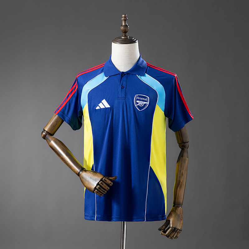 Arsenal 25/26 POLO - Blue S-XXL (front)