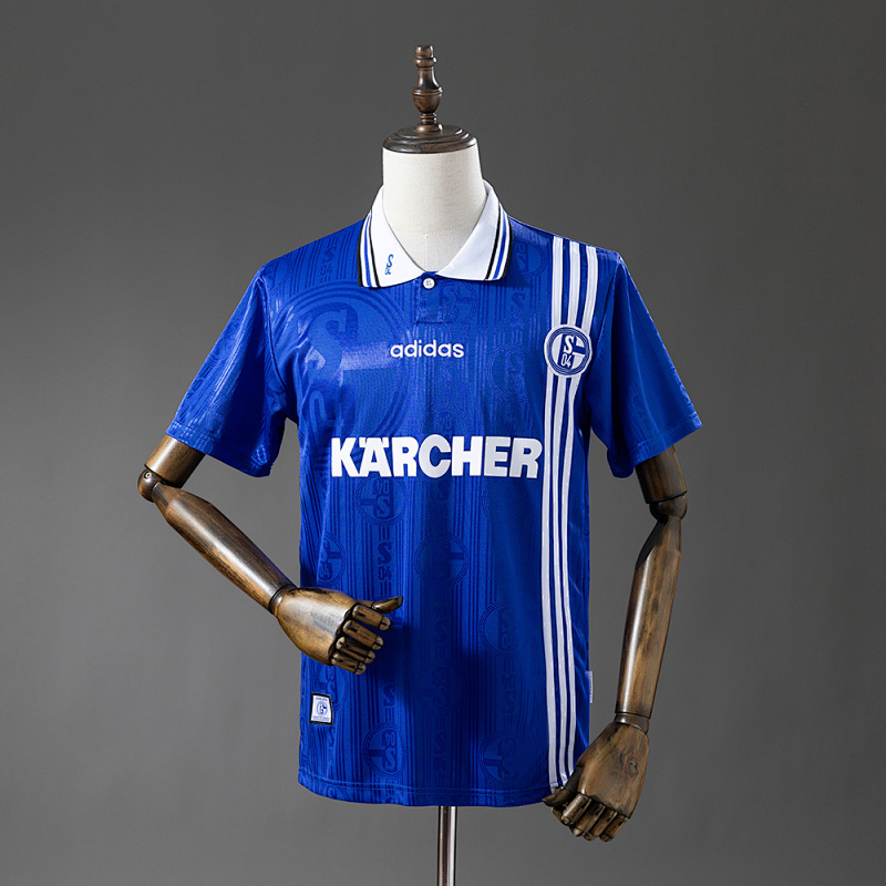 Schalke 04 96/97 Home Retro Jersey S-XXL (front)