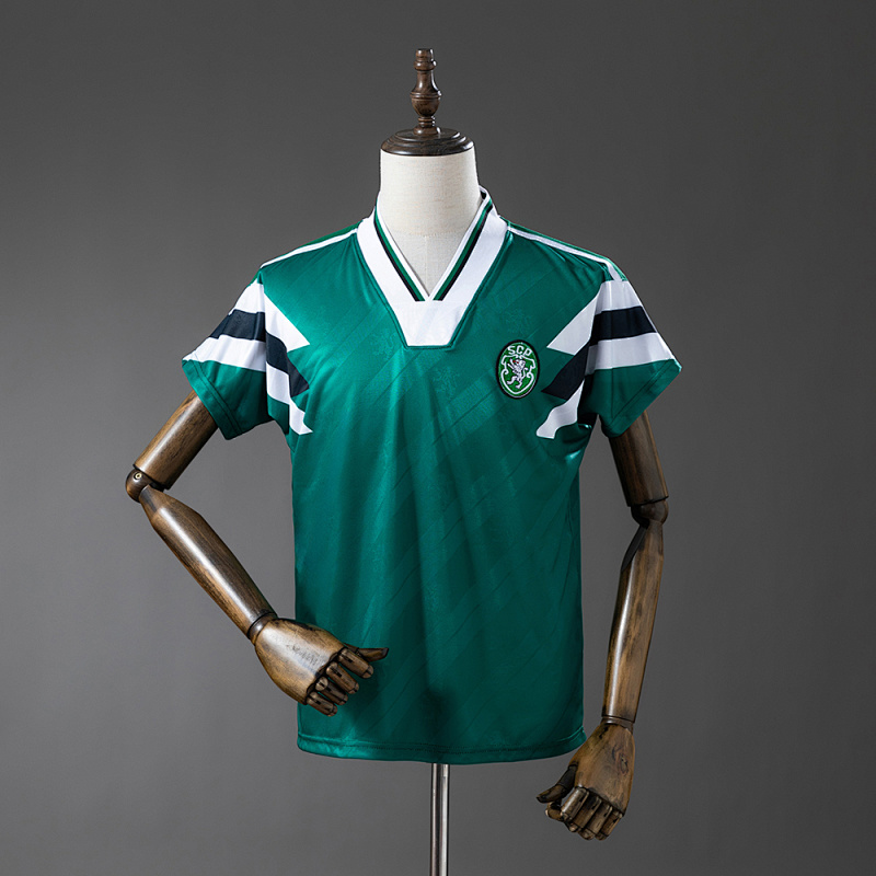 Sporting Lisbon Retro-Green Jersey S-4XL (front)