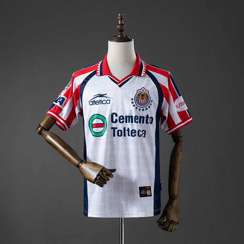 Chivas de Guadalajara 99/00 Away Retro Jersey S-XXL (front)