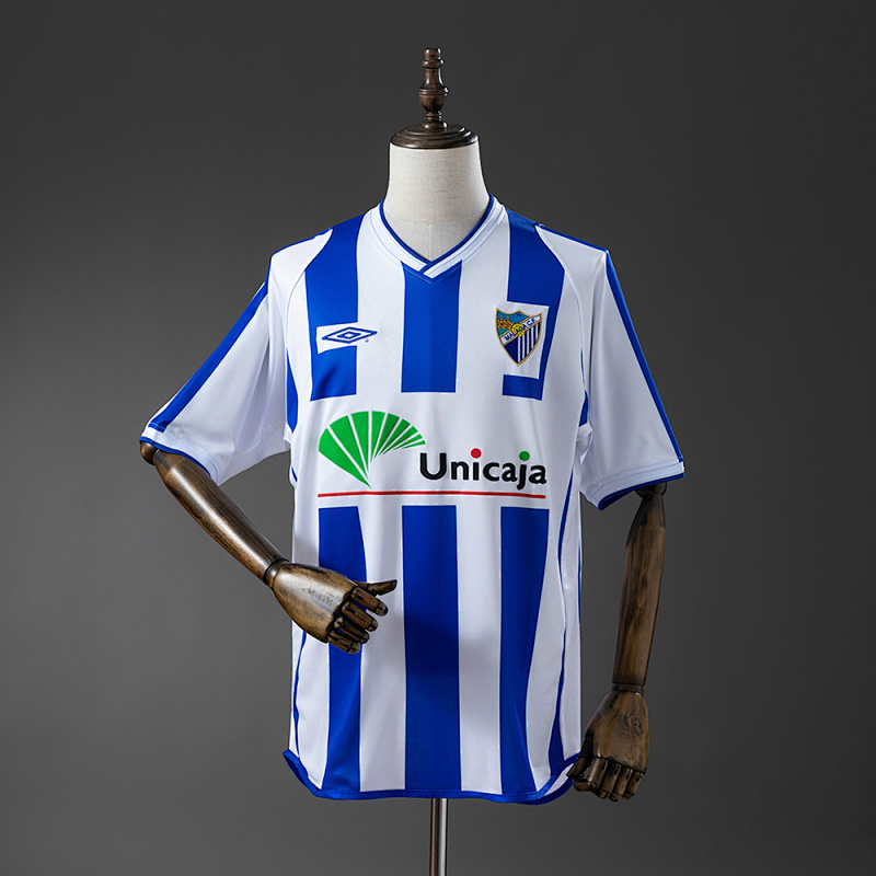 Malaga 01/02 Home Retro Jersey S-XXL (front)